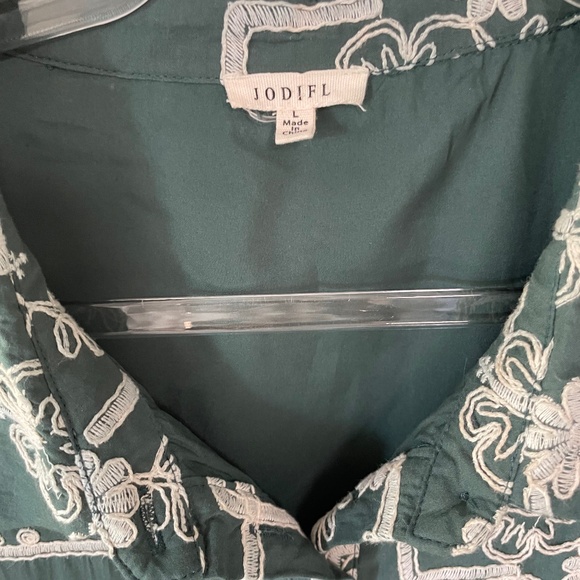 JODIFL Green Embroidered Dress - Picture 4 of 5